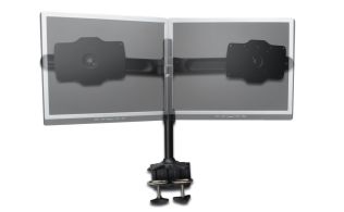 ACCESORIO ESCRITORIO DIGITUS SOPORTE PARA 2 MONITORES CARGA MAXIMA 15kg NEGRO