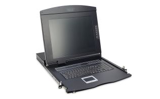 CONSOLA MODULAR DIGITUS TFT 17" KVM 1 PUERTO TOUCHPAD ESP NEGRO