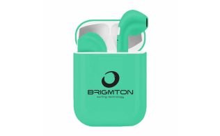 AURICULAR BRIGMTON CON BASE DE CARGA AZUL BLUETOOTH