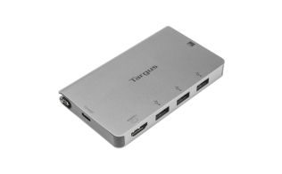 ADAPTADOR TARGUS USB-C A 1xHDMI Y 3xUSB 3.0 LECTOR SD/ MICROSD PLATA