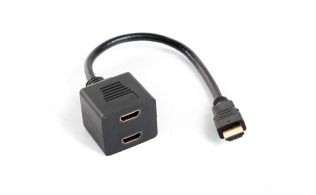 ADAPTADOR LANBERG HDMI MACHO/HDMI HEMBRA X2 SPLITTER 20CM