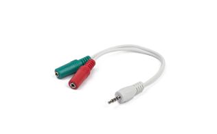 CABLE AUDIO GEMBIRD SPLITER CONECTOR 3,5MM BLANCO