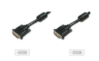 CABLE DIGITUS VIDEO DVI (24+1) 2X FERRITA M/M 2M DVI-D DUAL LINK SW