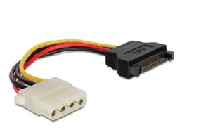 CABLE ALIMENTACION GEMBIRD SATA MACHO MOLEX HEMBRA 0,15M