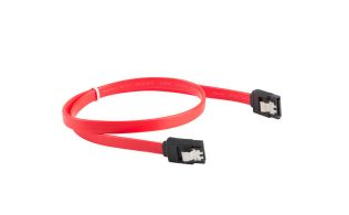 CABLE LANBERG SATA II 3GB/S HEMBRA HEMBRA CLIP METAL ROJO 30 CM