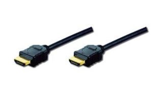 CABLE DIGITUS VIDEO HDMI TIPO A M/M 5M W/ETHERNET FULL HD 60P DORADO NEGRO