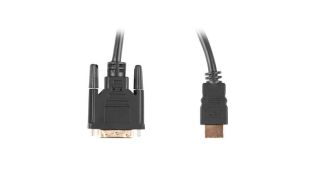 CABLE HDMI LANBERG MACHO/DVI-D 24+1 MACHO 4K DUAL LINK 3M NEGRO