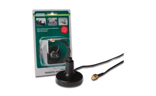 ANTENA DIGITUS MAGNET BASE MOUNT RP-SMA CABLE DE PERDIDA BAJA DE 1.5M