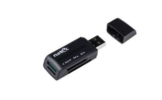 LECTOR DE TARJETAS NATEC MINI ANT 3 SDHC MMC M2 MICROSD USB 2.0 NEGRO