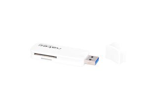 LECTOR DE TARJETAS NATEC SCARAB SD MICRO SD USB 3.0 BLANCO