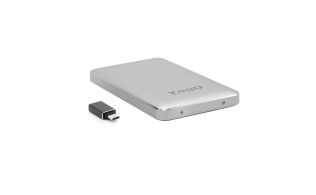 CAJA EXTERNA TOOQ TQE-2531S 2,5" 9,5 MM USB 3.1 GEN1 USB-C PLATA