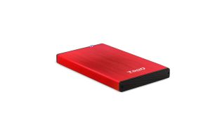 CAJA EXTERNA TOOQ TQE-2527R 2,5" 9,5 MM SATA USB 3.0/3.1 ROJO