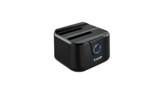 DOCK TOOQ TQDS-802B 2xSATA 2,5"/3,5" USB 3.0, CLONE OTB NEGRO