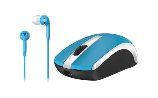 RATON GENIUS MH8100 AZUL REGALO AURICULAR