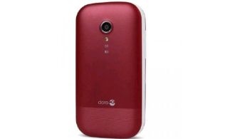 TELEFONO MOVIL SENIOR DORO 2404 2,4" ROJO T0.3MPX