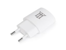 CARGADOR USB MAILLON PARED PREMIUM 2,4A BLANCO 1 CONECTOR