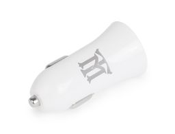 CARGADOR USB MAILLON COCHE PREMIUM 2,4A BLANCO 1 CONECTOR