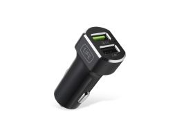 CARGADOR COCHE 1LIFE PA 2XUSB NEGRO