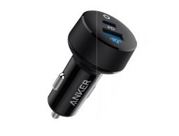 CARGADOR COCHE ANKER POWER DRIVE PD 2 NEGRO 1x USB 1x TIPO C