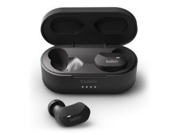 AURICULARES BELKIN SOUNDFORM NEGRO BLUETOOTH CON BASE DE CARGA