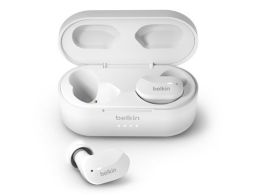 AURICULARES BELKIN SOUNDFORM BLANCO BLUETOOTH CON BASE DE CARGA