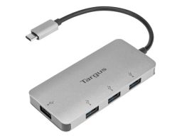 ADAPTADOR TARGUS USB-C A 4xUSB 3.0 PLATA