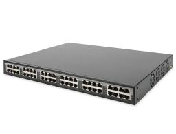 HUB DIGITUS RJ45 10/100/1000 MBPS POE+ 48 PUERTOS (24 IN 24 OUT POE) 270W