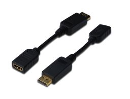 CONVERSOR DIGITUS DisplayPort DP - HDMI tipo A M/H 0,15m DP 1.1a CE sw