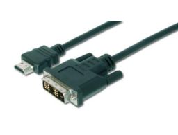 CONVERSOR DIGITUS VIDEO HDMI tipo A-DVI (18+1) M/M 10m Full HD sw