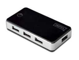 HUB DIGITUS USB 2.0 7 PUERTOS 7X USB A/H 1X USB B MINI INCL. FUENTE DE ALIMENT