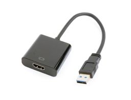 CABLE ADAPTADOR GEMBIRD USB 3.0 MACHO A HDMI HEMBRA NEGRO