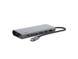 HUB BELKIN TIPO C A 2x USB/ A 1x TIPO C 1x HDMI 1x GBE 1x SD GRIS