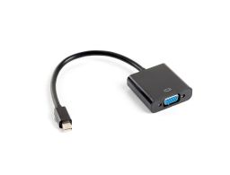 ADAPTADOR LANBERG MINIDISPLAYPORT MACHO/VGA HEMBRA 20CM NEGRO