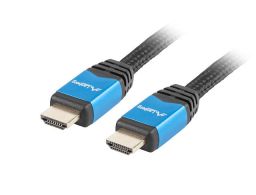 CABLE HDMI LANBERG MACHO/MACHO V2.0 CU 4K PREMIUM 1M NEGRO