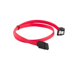 CABLE SATA III LANBERG 6GB/S HEMBRA HEMBRA ANGULO CLIP METAL 0.5M