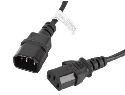 CABLE ALARGADOR LANBERG ALIMENTACION CPU IEC320 C13 H/IEC320 C14 M 1.8M