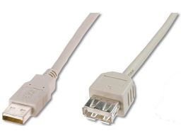 CABLE DIGITUS EXTENSION USB 2.0 TIPO A M/H 1,8m be