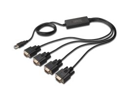 CABLE DIGITUS 1.5M USB 2.0 a cable RS232*4 Chipset FT4232H