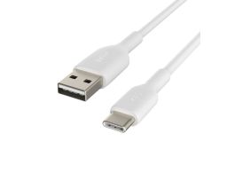 CABLE USB BELKIN USB/ A MACHO A TIPO C MACHO 1M BLANCO