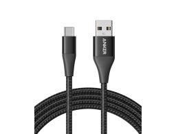 CABLE USB 2.0 ANKER POWERLINE+ II USB/ A MACHO A TIPO C MACHO 1,8M NEGRO