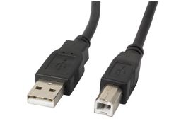 CABLE IMPRESORA LANBERG USB MACHO/USB MACHO FERRITA 1.8M NEGRO