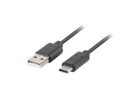 CABLE USB LANBERG 2.0 MACHO/USB C MACHO 0.5M NEGRO