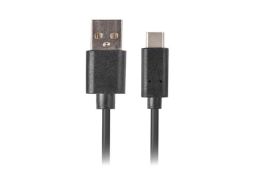 CABLE USB LANBERG 2.0 MACHO/USB C MACHO QUICK CHARGE 3.0 0.5M NEGRO