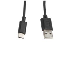 CABLE USB LANBERG 2.0 MACHO/USB C MACHO 1M NEGRO