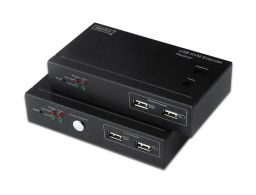 EXTENSOR KVM DIGITUS PARA USB 1 LOCAL +1 REMOTO CAT5 SIN APANTALLAR 1280X1024