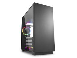 CAJA SHARKOON PURE STEEL ATX 2XUSB3.0 SIN FUENTE RGB