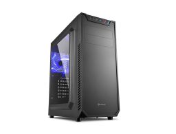 CAJA ATX SHARKOON VS7 WINDOW 2XUSB3.0 SIN FUENTE NEGRO