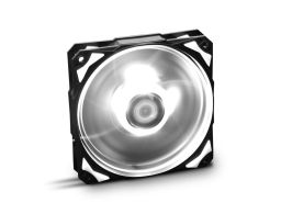 VENTILADOR CAJA NOX H-FAN LED 120MM NEGRO LED BLANCO