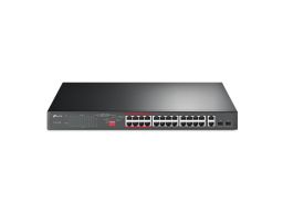 SWITCH TP-LINK 24 PORT 10/100 + 2PORT GIGABIT UNMANAGED POE+