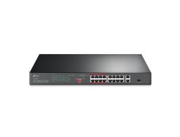 SWITCH TP-LINK 16-PORT 10/100MBPS + 2-PORT GIGABIT RACKMOUNT SWITCH WITH 16-PORT